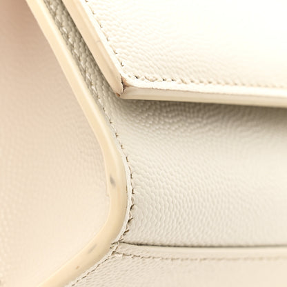 Saint Laurent Grain De Poudre Small Monogram Kate Satchel Crema Soft 11 of 11