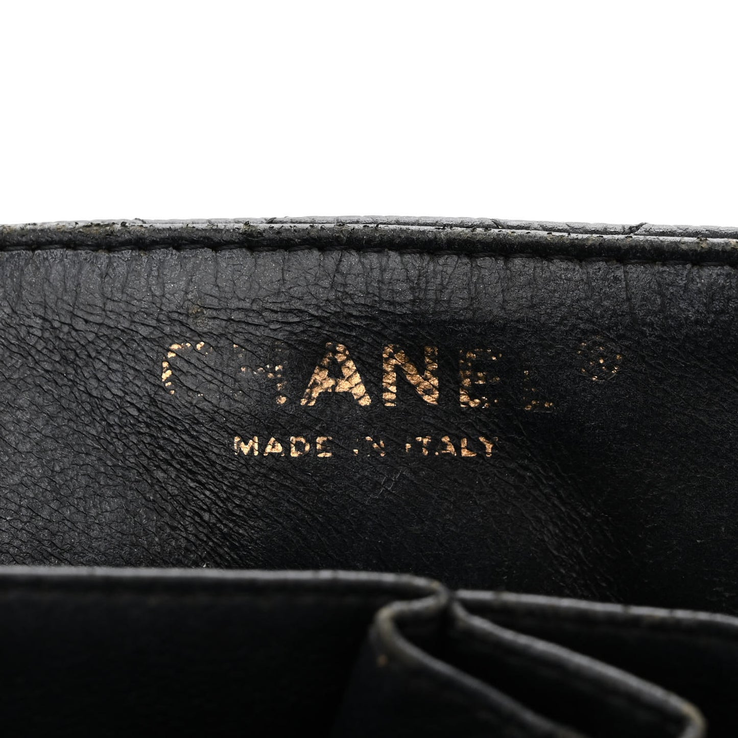 Caviar Quilted East West Flap Navy