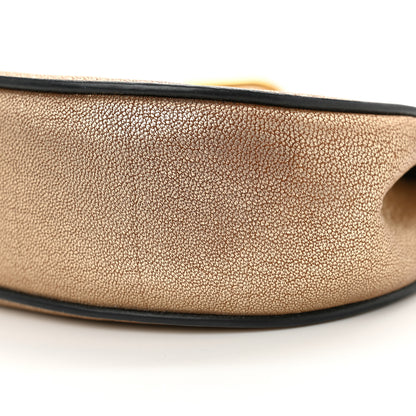Chloe Metallic Goatskin Mini Drew Shoulder Bag Pale Gold 10 of 12