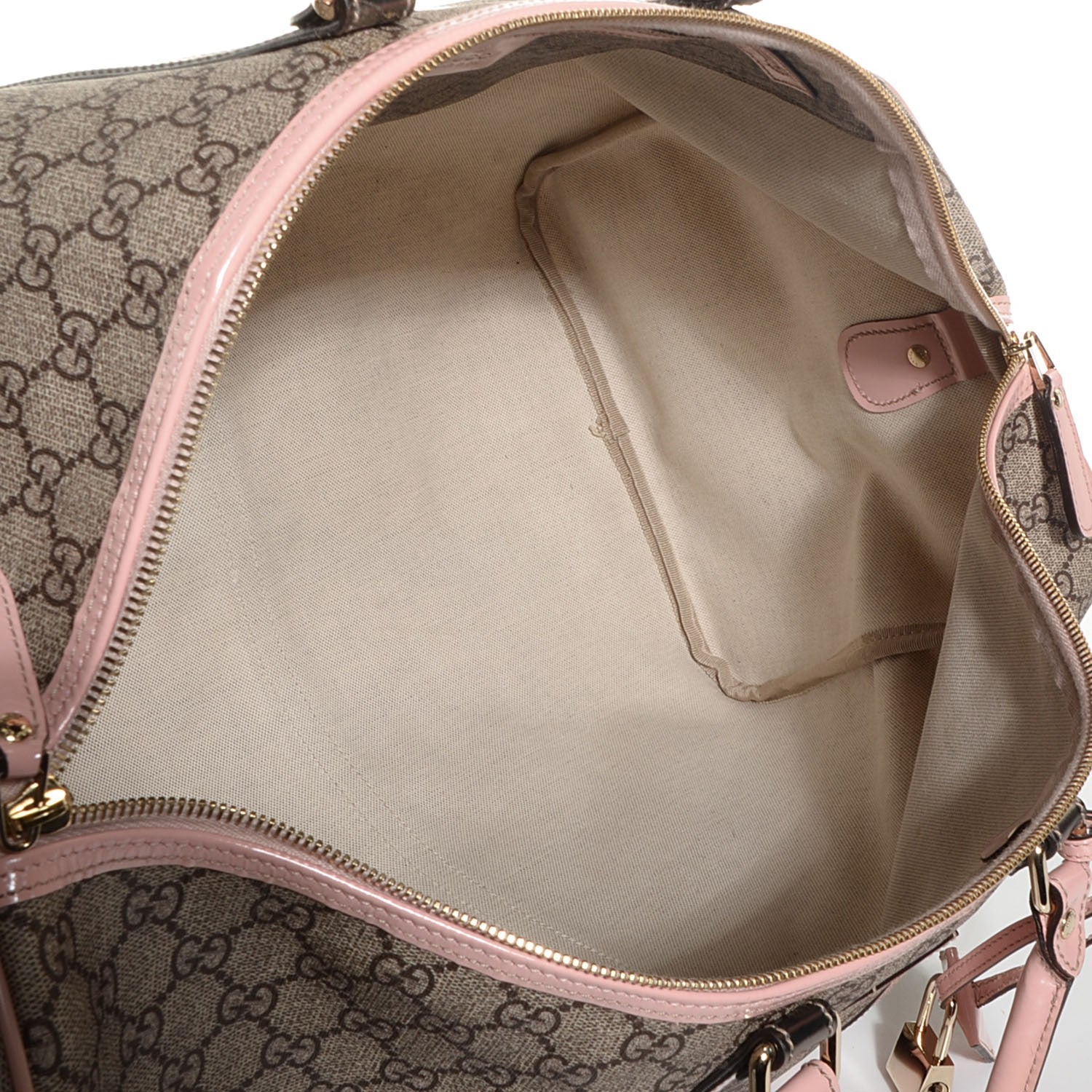 Gucci Monogram Mermaid Joy Large Carry On Duffle Bag Pink 5 of 7
