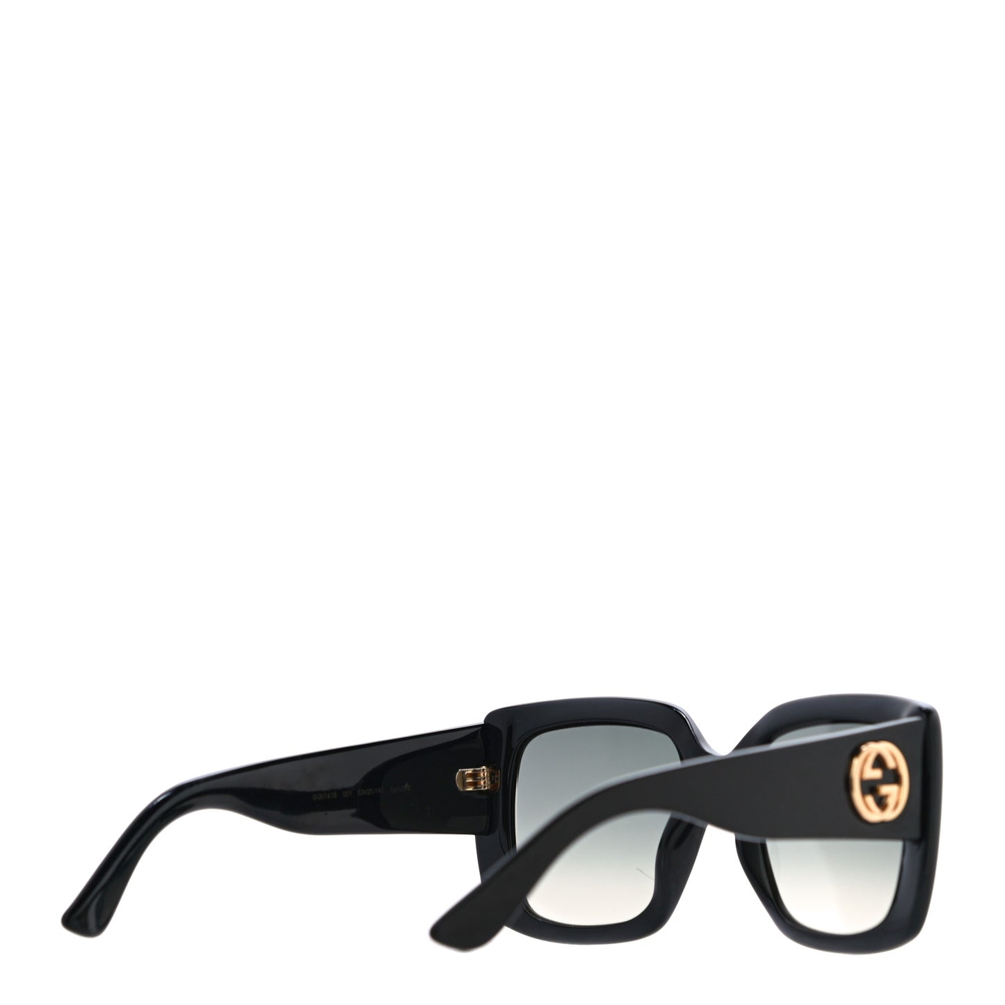 Acetate Square Frame Sunglasses GG0142SA Black