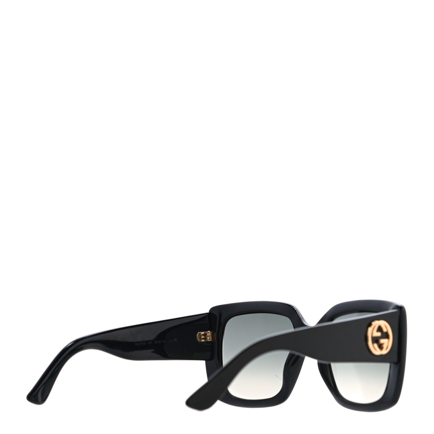 Gucci Acetate Square Frame Sunglasses GG0142SA Black 3 of 7