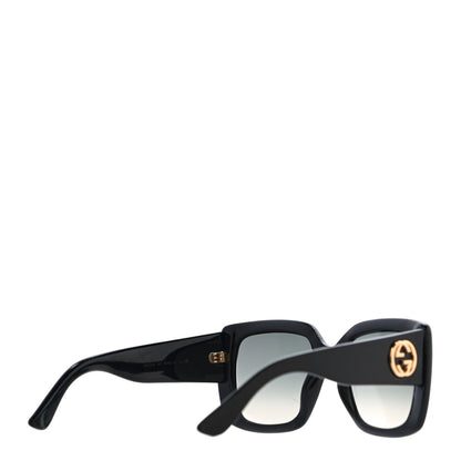 Gucci Acetate Square Frame Sunglasses GG0142SA Black 3 of 7