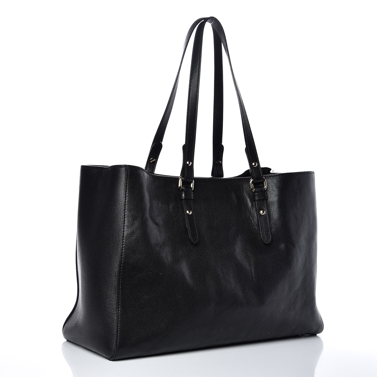 Versace Vitello Medusa Short Handle Tote Black 3 of 14