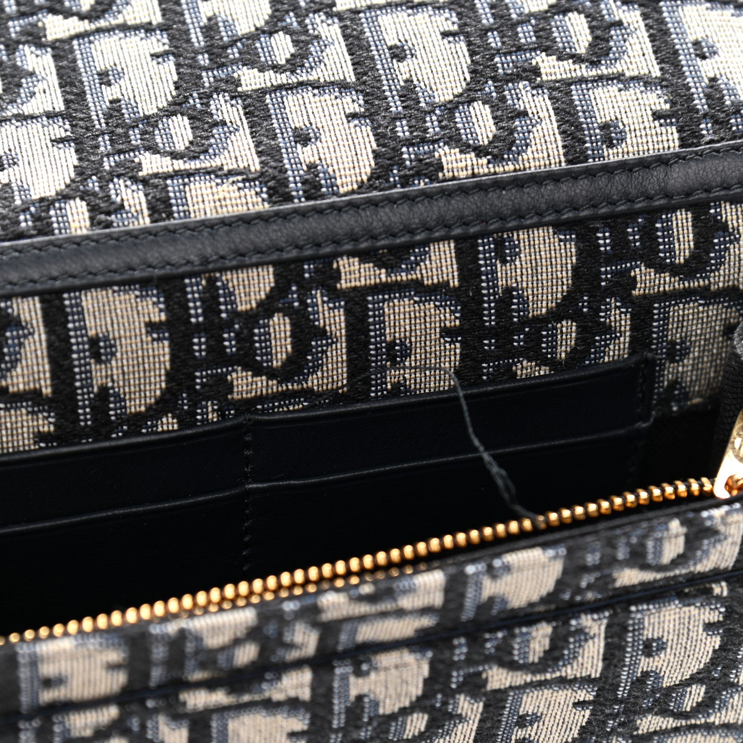 Christian Dior Oblique 30 Montaigne 2-In-1 Pouch Blue 10 of 11