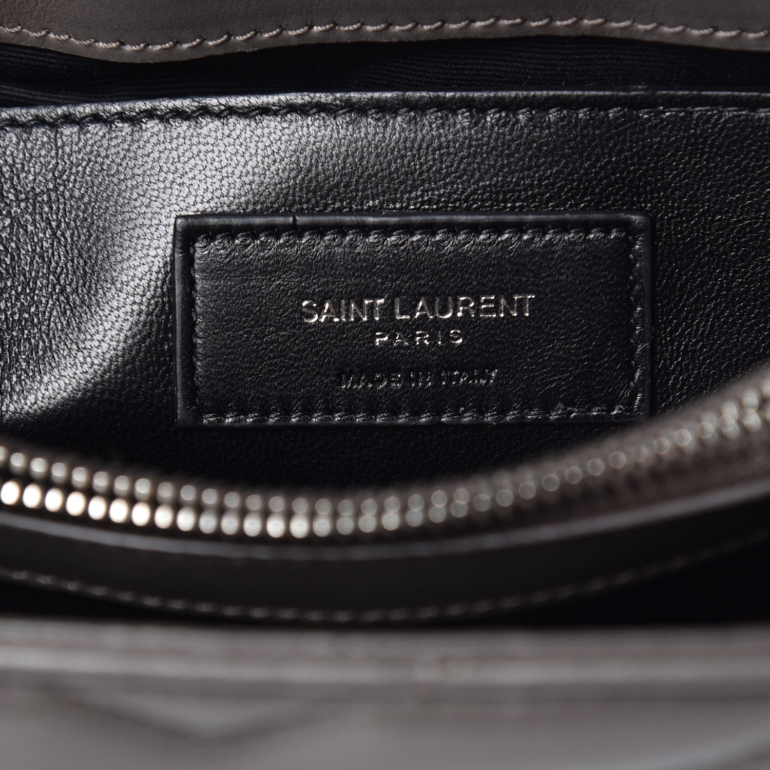 Saint Laurent Calfskin Y Quilted Monogram Small Loulou Chain Satchel Earth 6 of 10
