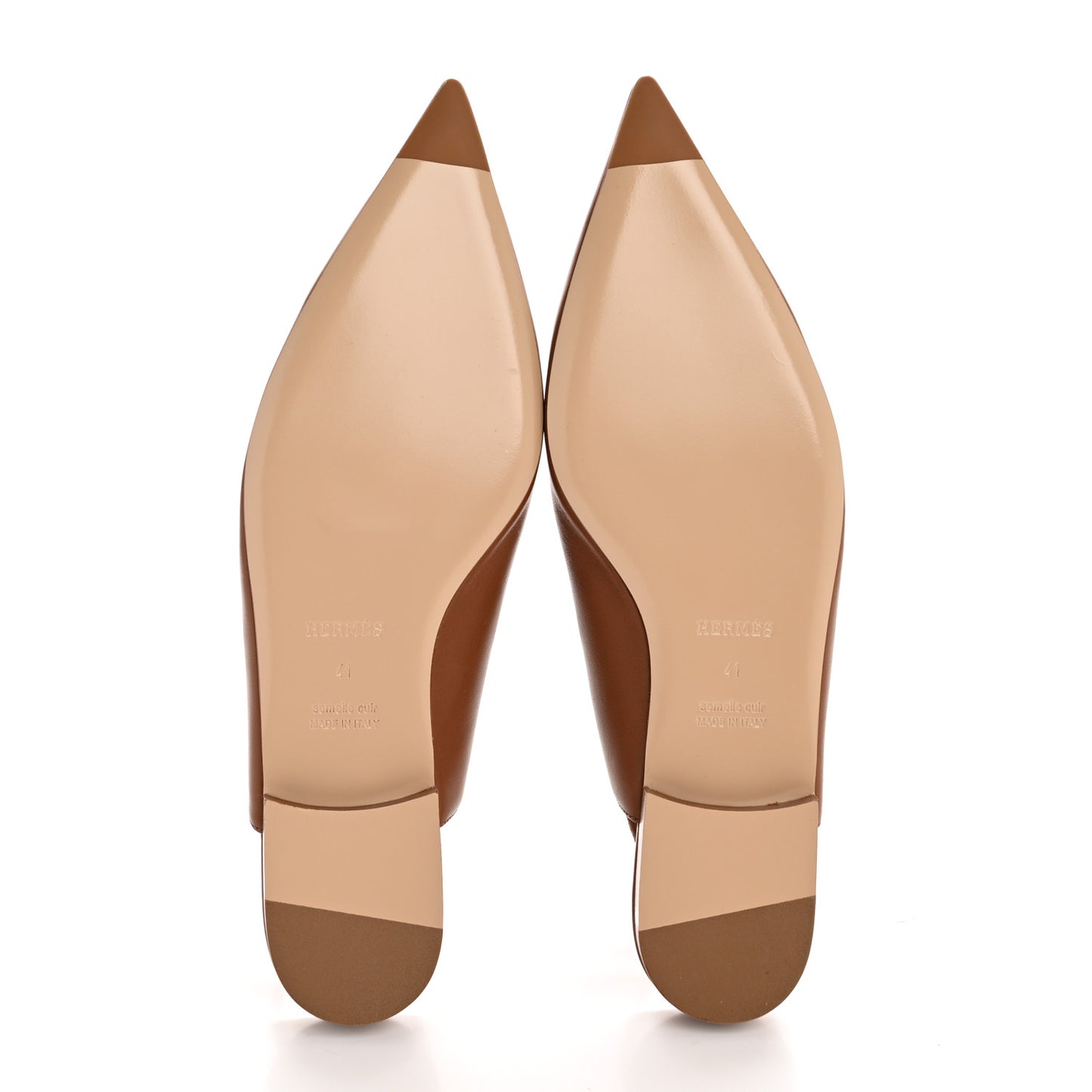 Nappa Lovely Slingback Mules 41 Gold