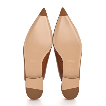 Hermes Nappa Lovely Slingback Mules 41 Gold 6 of 10