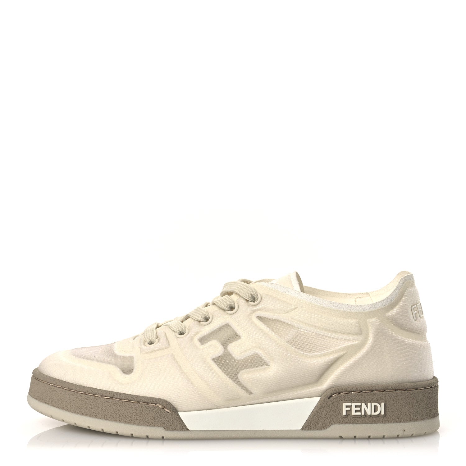 Fendi Fabric Mesh Fendi Match Low Top Sneakers 40 White 3 of 33