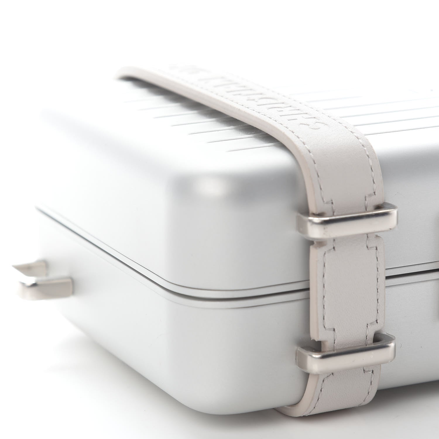 Christian Dior X RIMOWA Aluminum Personal Clutch On Strap Silver 7 of 8