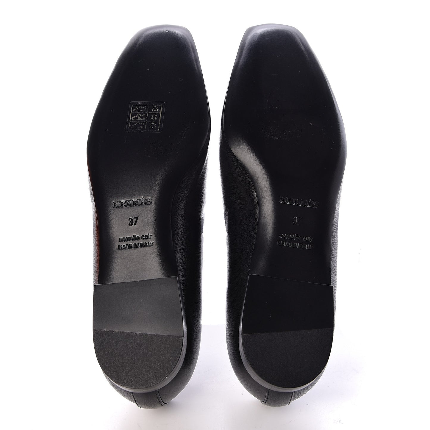 Goatskin Subtil Ballet Flats 37 Black