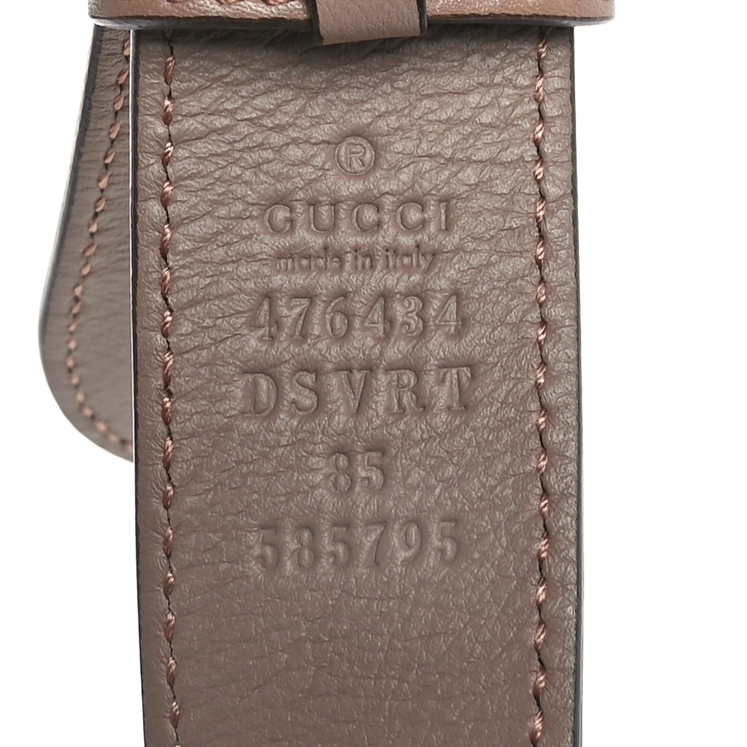 Gucci Calfskin Matelasse GG Marmont Belt Bag 85 34 Porcelain Rose 8 of 11