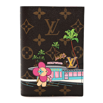 Louis Vuitton Monogram 2021 Christmas Animation Hollywood Passport Cover Fuchsia 1 of 7