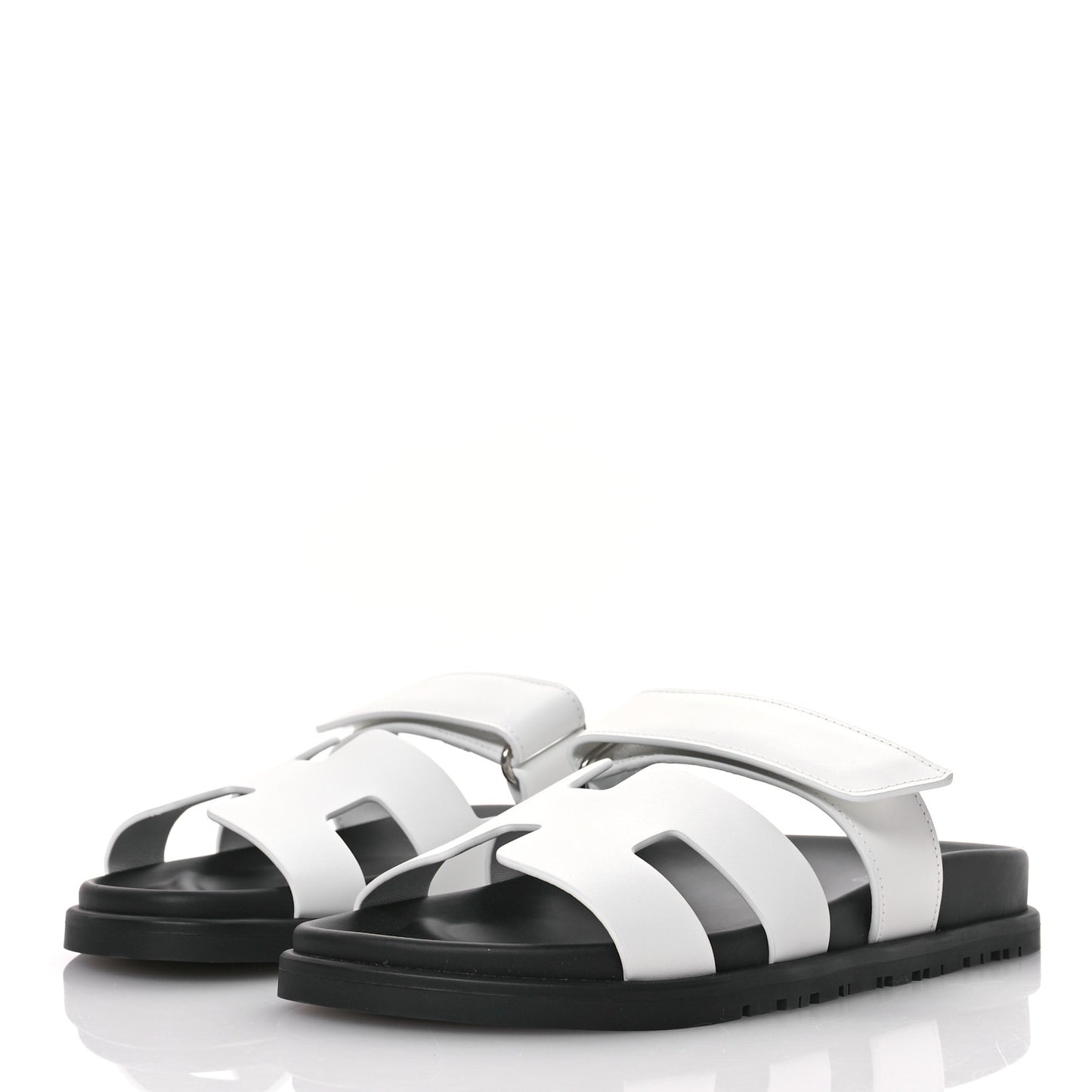 Calfskin Womens Chypre Sandals 36.5 White