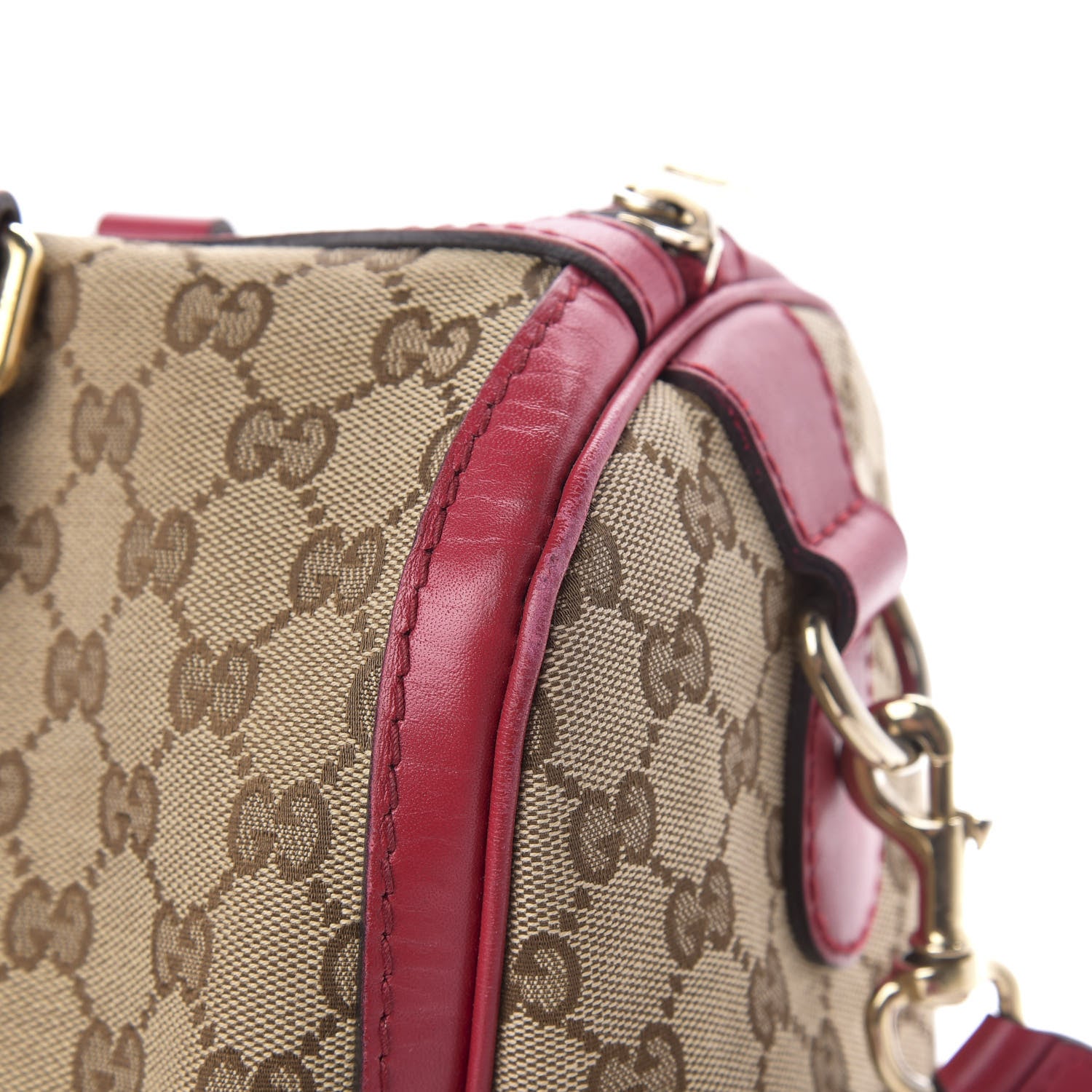 Gucci Monogram Medium Joy Boston Beige Peonia Flower 10 of 16