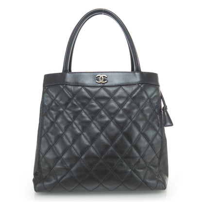 Chanel Lambskin Shopping Tote Black 1 of 8
