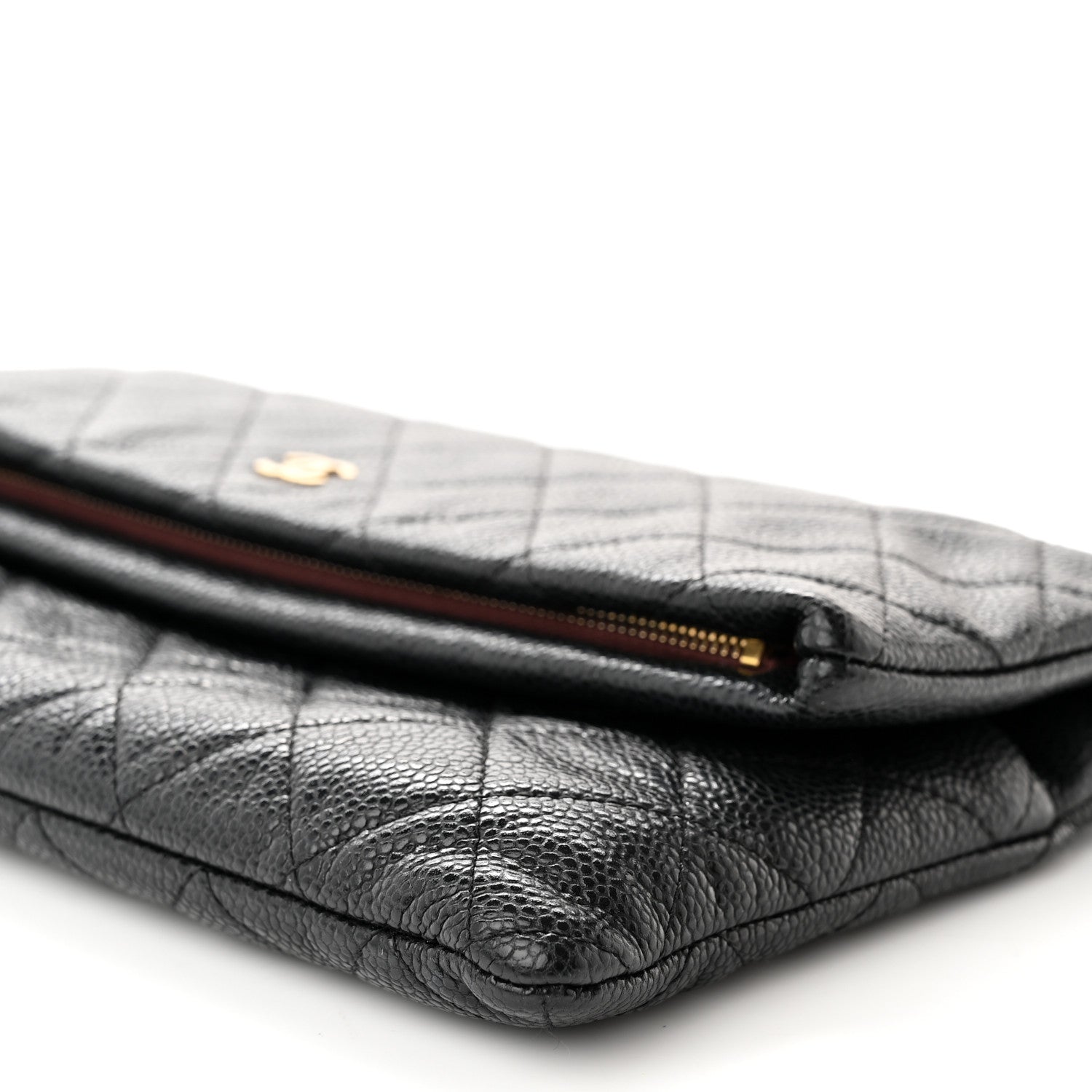 Chanel Caviar Quilted CC Beauty Clutch Black 11 of 14