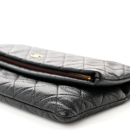 Chanel Caviar Quilted CC Beauty Clutch Black 11 of 14