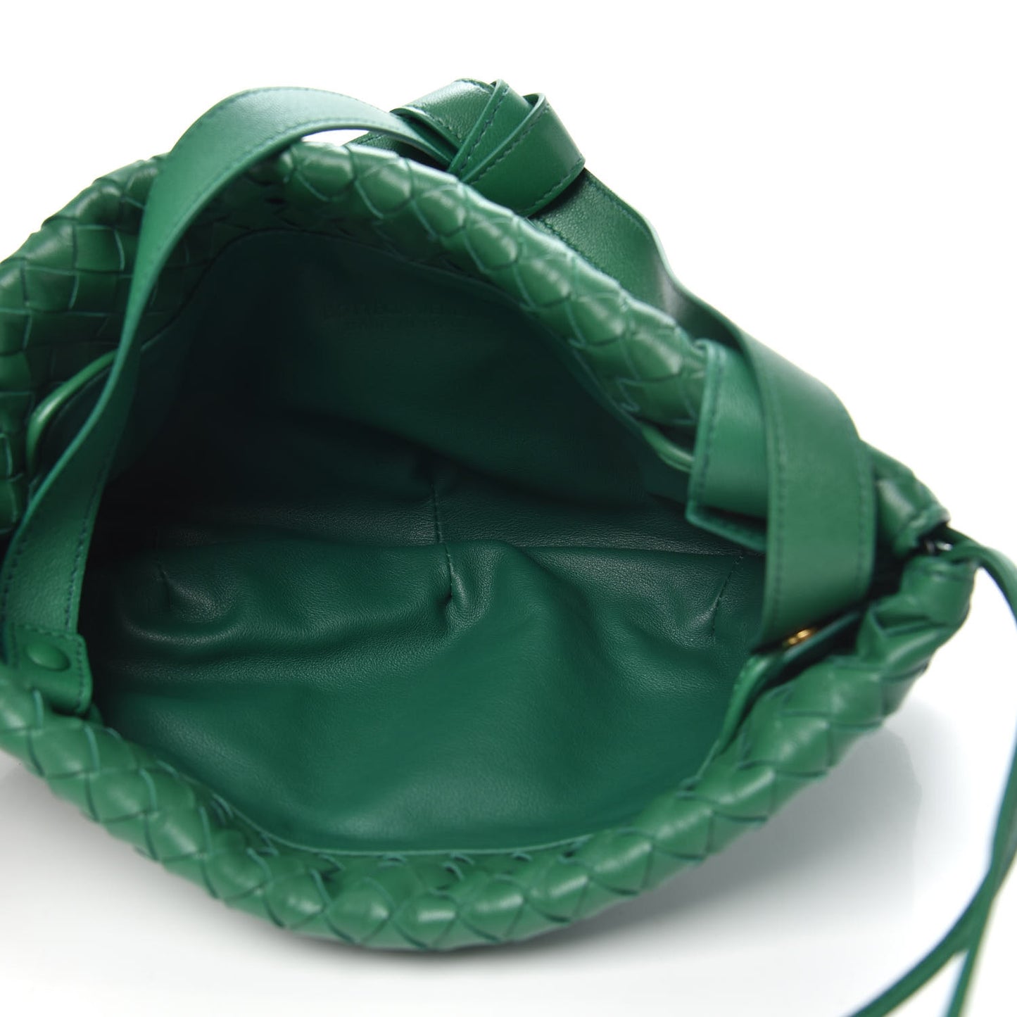 Nappa Intrecciato Small Bulb Racing Green