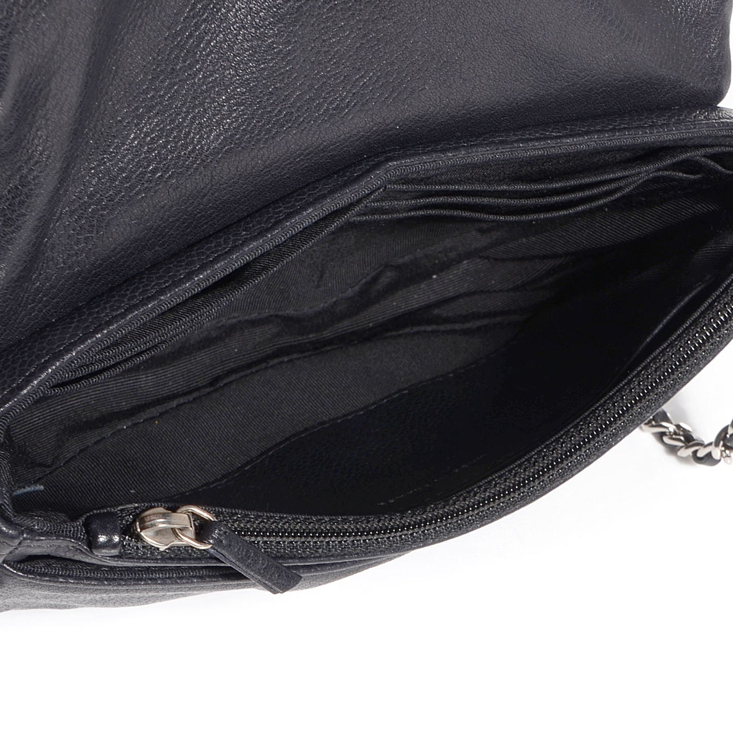 Caviar Half Moon Wallet On Chain WOC Black