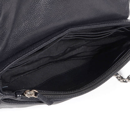 Chanel Caviar Half Moon Wallet On Chain WOC Black 5 of 8
