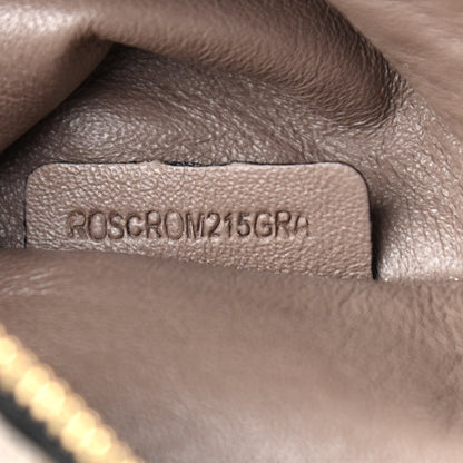 Burberry Signature Grain Calfskin Check Embossed Small Canterbury Tote Stone White 8 of 12