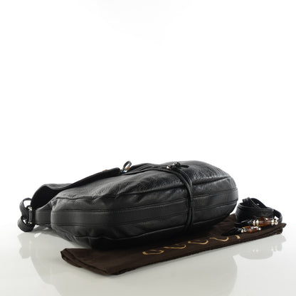 Gucci Calfskin Large Jungle Shoulder Bag Black 4 of 7