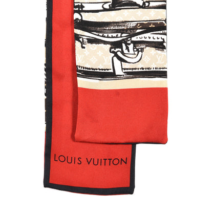 Louis Vuitton Silk Monogram Trunks Bandeau Brown 2 of 4