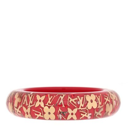Louis Vuitton Resin Swarovski Medium Inclusion Bracelet GM Pomme D'Amour 3 of 4