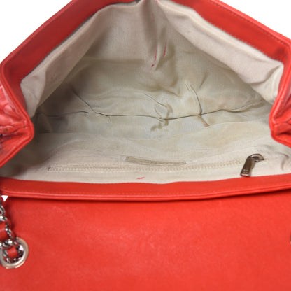 Chanel Washed Lambskin Chain Around Medium Messenger Red 5 of 15