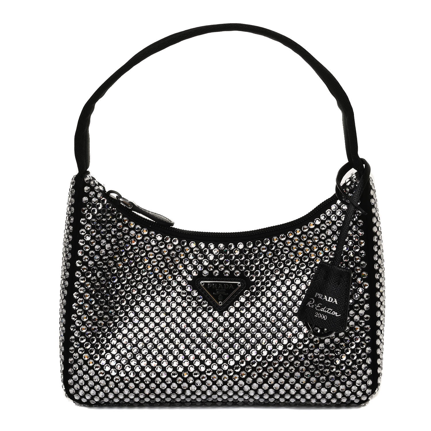 Prada Satin Crystal Mini Re-Edition 2000 Bag Cristal 1 of 11