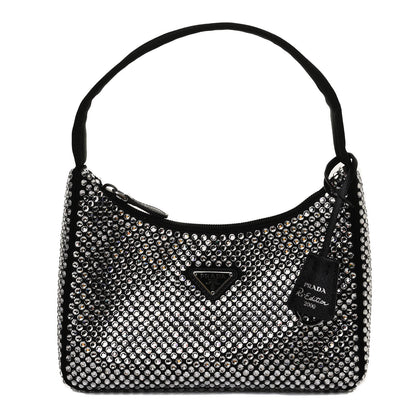 Prada Satin Crystal Mini Re-Edition 2000 Bag Cristal 1 of 11