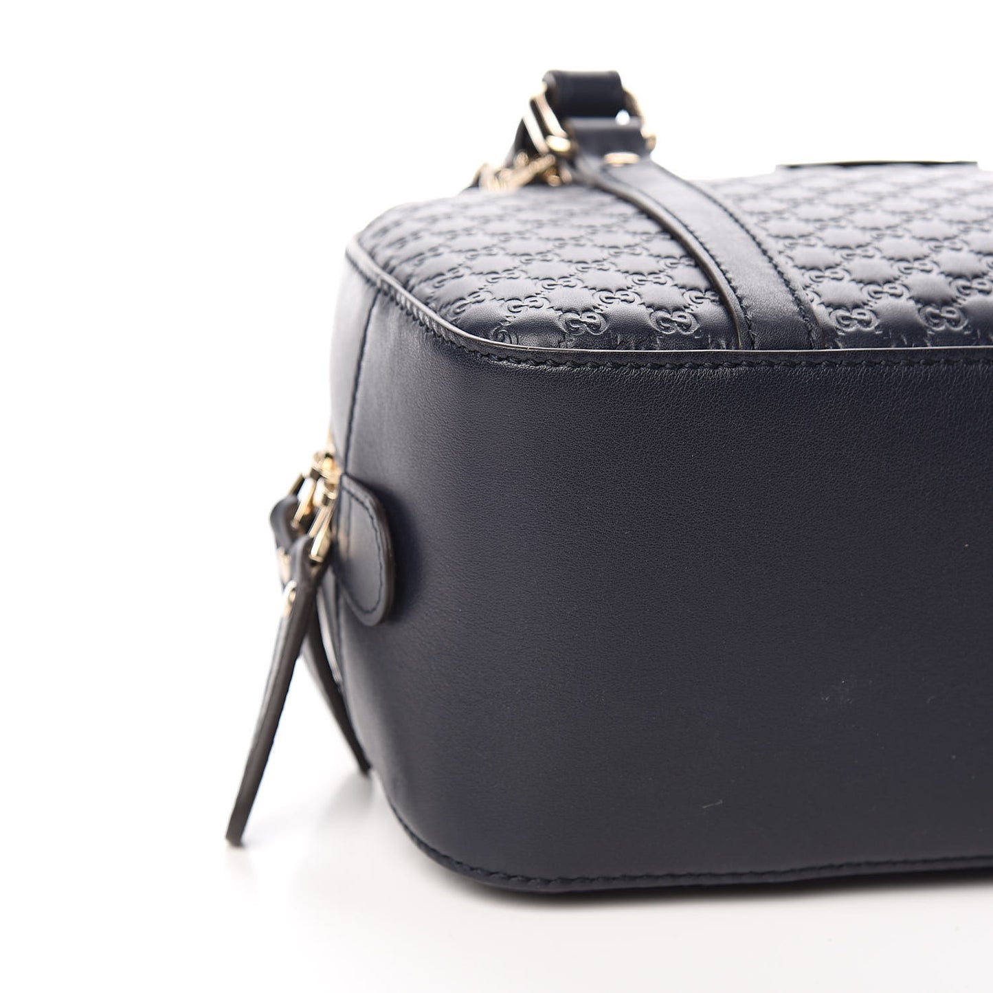 Soft Microguccissima Small Crossbody Bag Blue