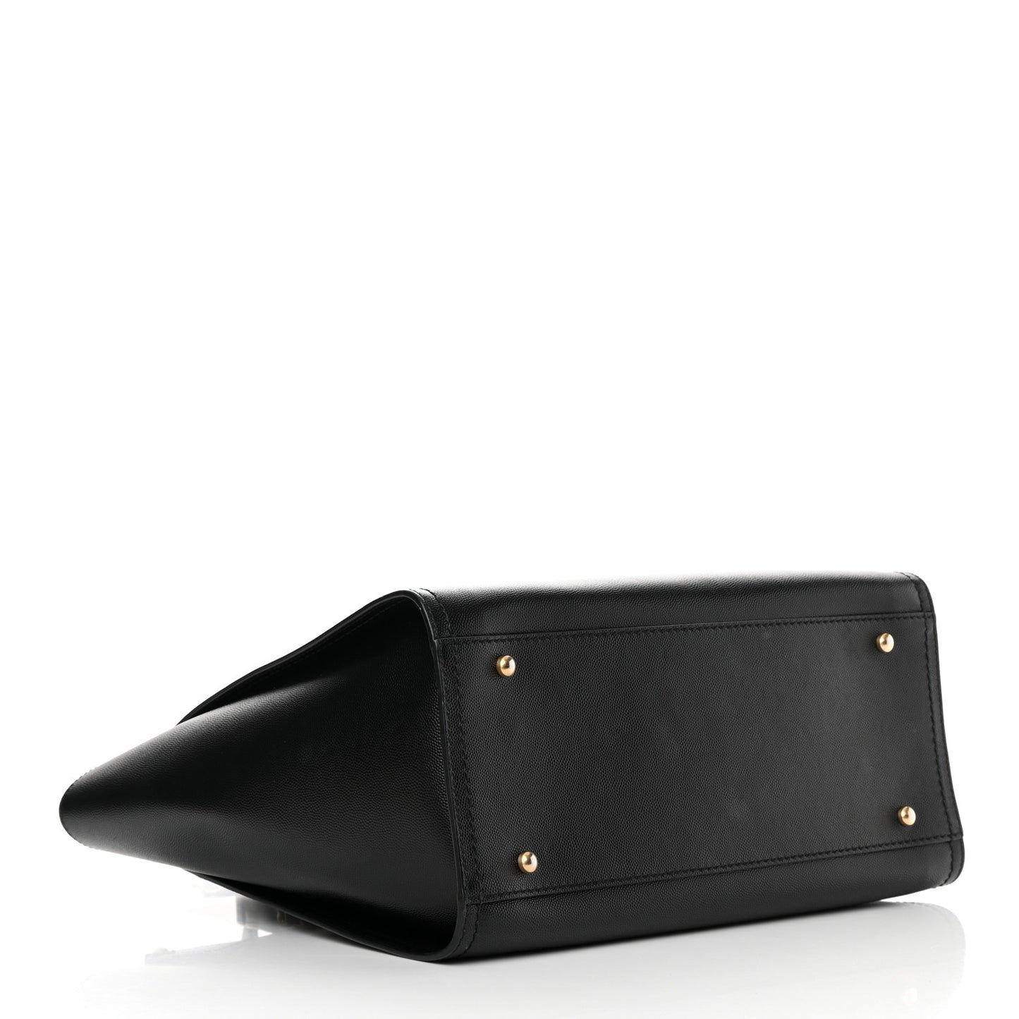 Caviar Small Studded Deauville Tote Black
