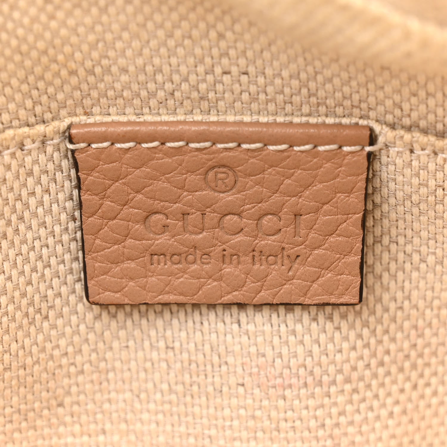 Gucci Pebbled Calfskin Small Soho Disco Bag Camelia 6 of 13
