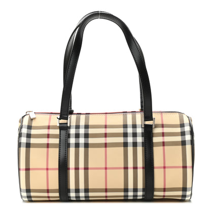 Burberry House Check Barrel Bag Black 1 of 11