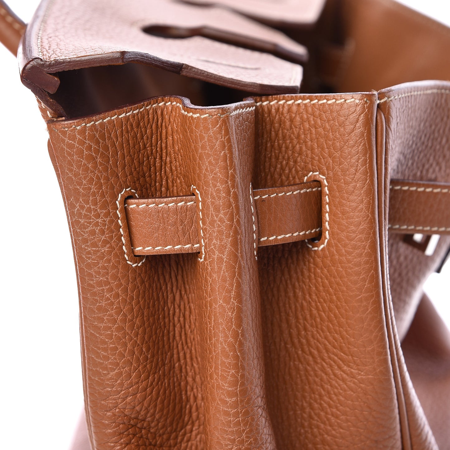 Taurillon Clemence Birkin 35 Gold