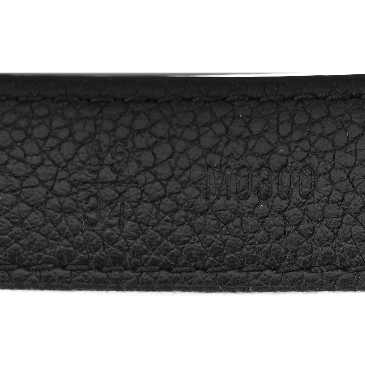 Louis Vuitton Monogram Calfskin 20mm LV Circle Reversible Belt 85 34 Black 6 of 7