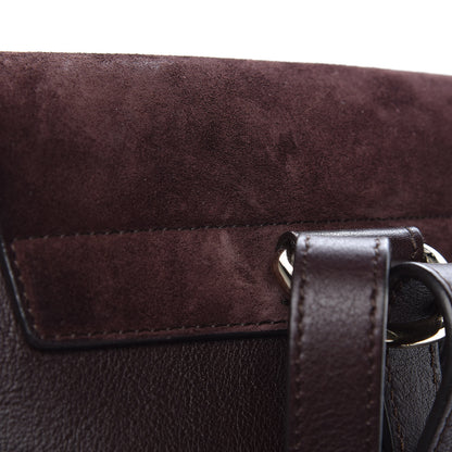 Chloe Suede Calfskin Small Faye Backpack Carbon Brown 8 of 12