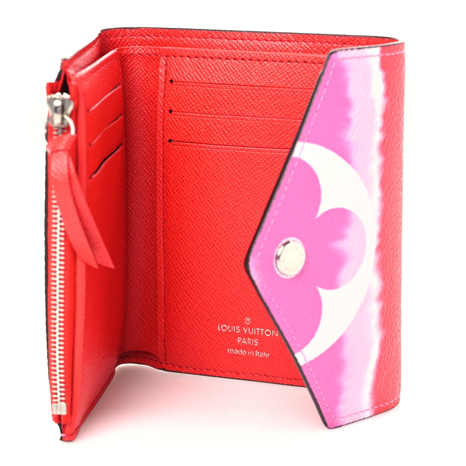 Louis Vuitton Monogram Escale Victorine Wallet Red 5 of 6