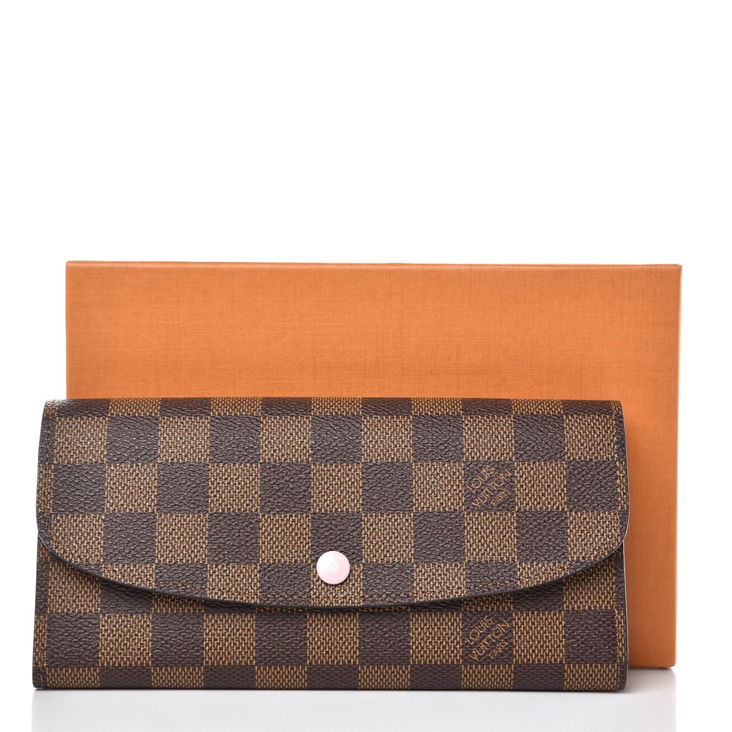 Damier Ebene Emilie Wallet Rose Ballerine