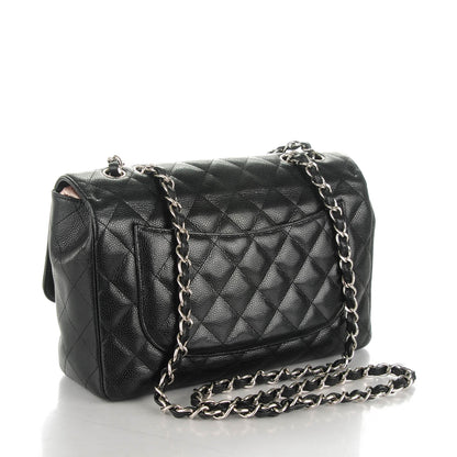 Chanel Caviar Quilted Jumbo Single Flap Black 3 of 8