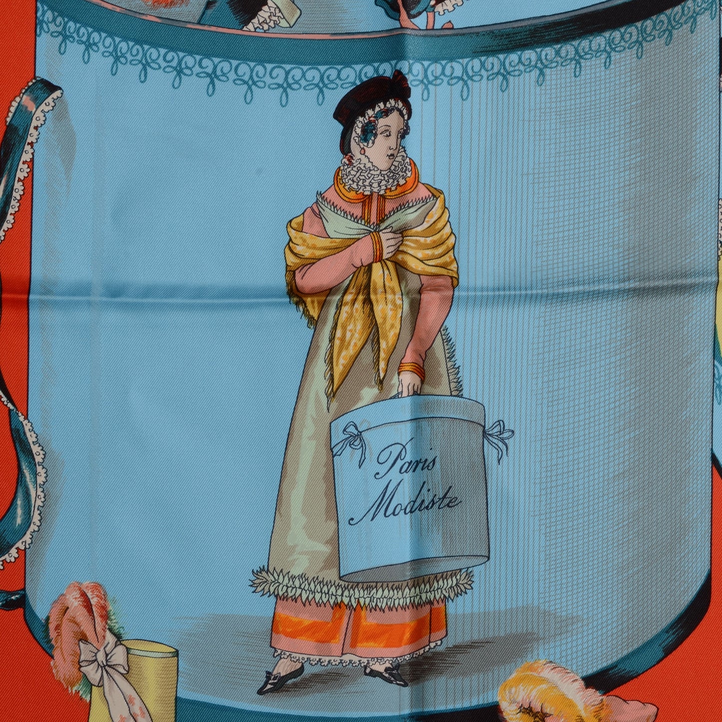 Silk Paris Modiste Scarf 90