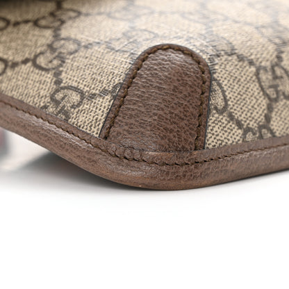Gucci GG Supreme Monogram Neo Vintage Web Belt Bag Brown 10 of 12
