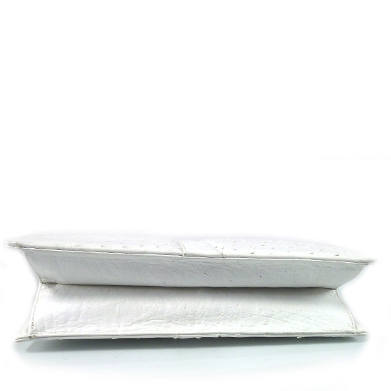 Judith Leiber Ostrich Evening Bag White 5 of 8