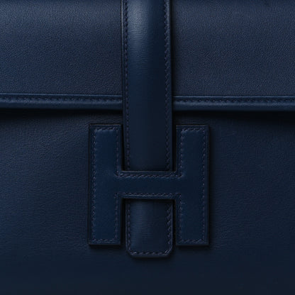 Hermes Swift Verso Jige Elan 29 Clutch Bleu Navy Bleu Frida 8 of 11