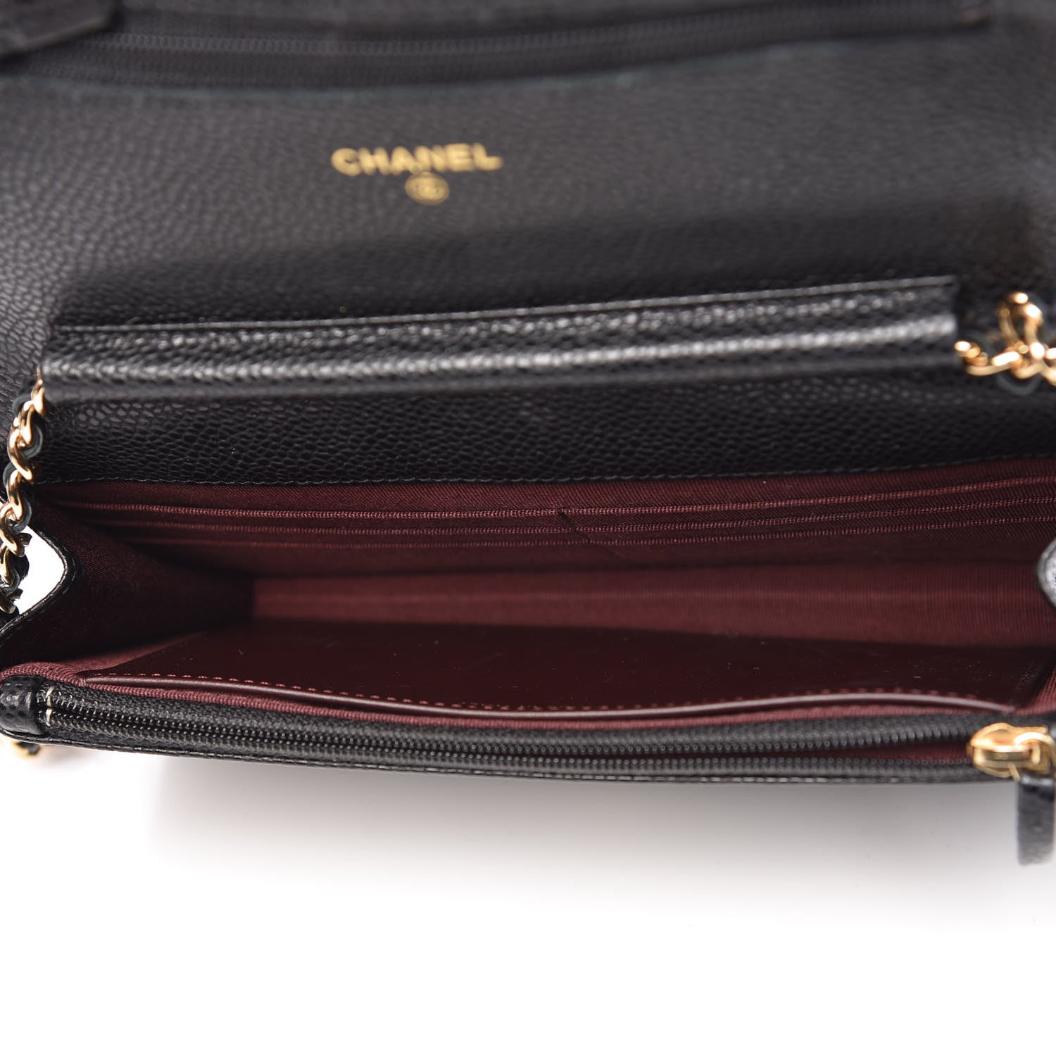 Chanel Caviar Quilted Wallet On Chain WOC Black 7 of 11