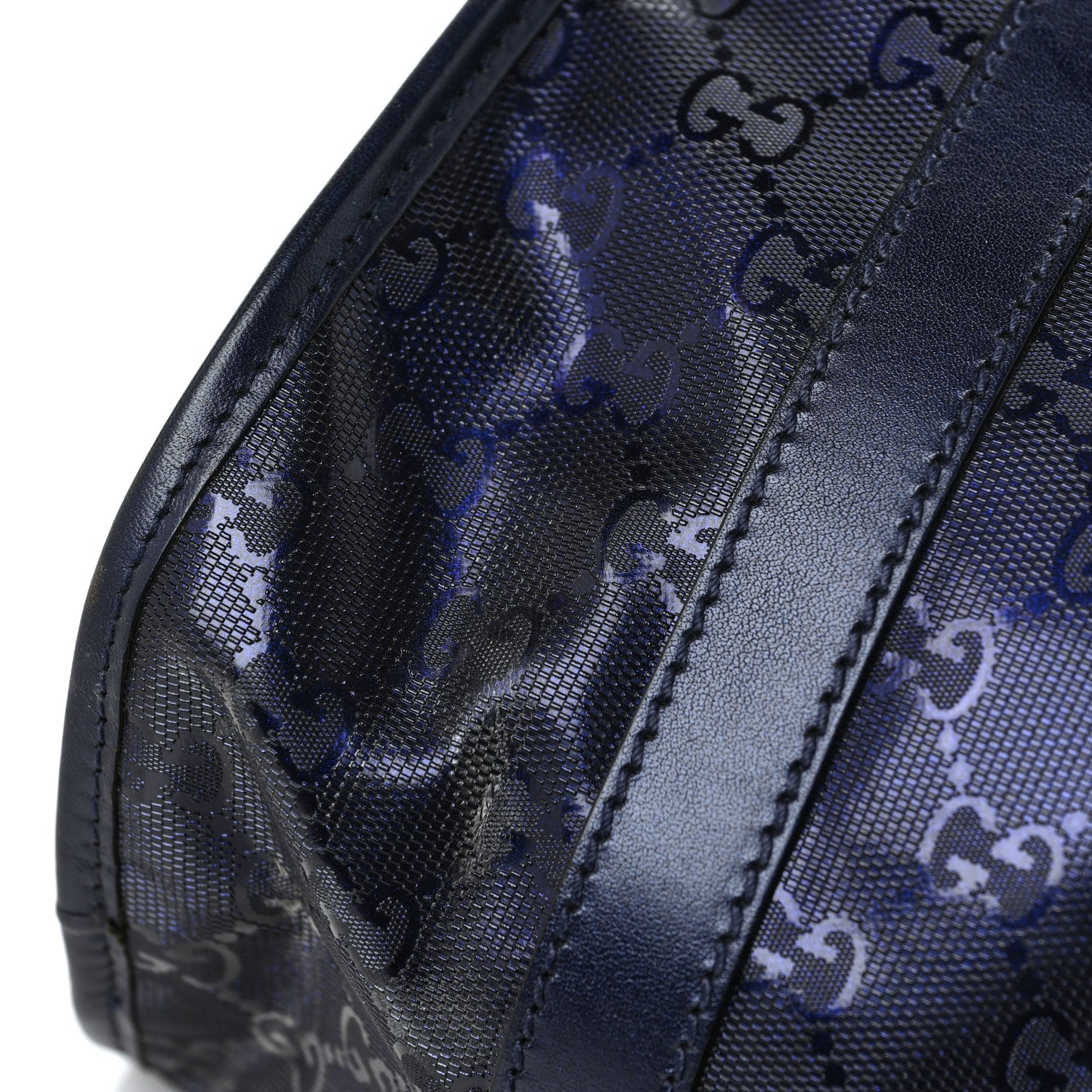 Gucci Imprime Monogram Joy Medium Shoulder Bag Navy 11 of 11