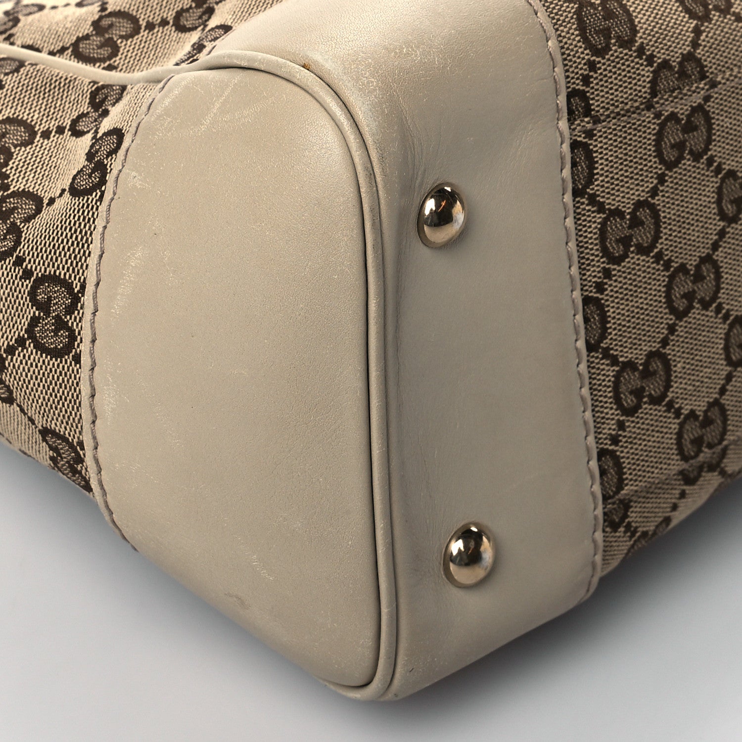 Gucci Monogram Web Medium Mayfair Tote Off White 10 of 11