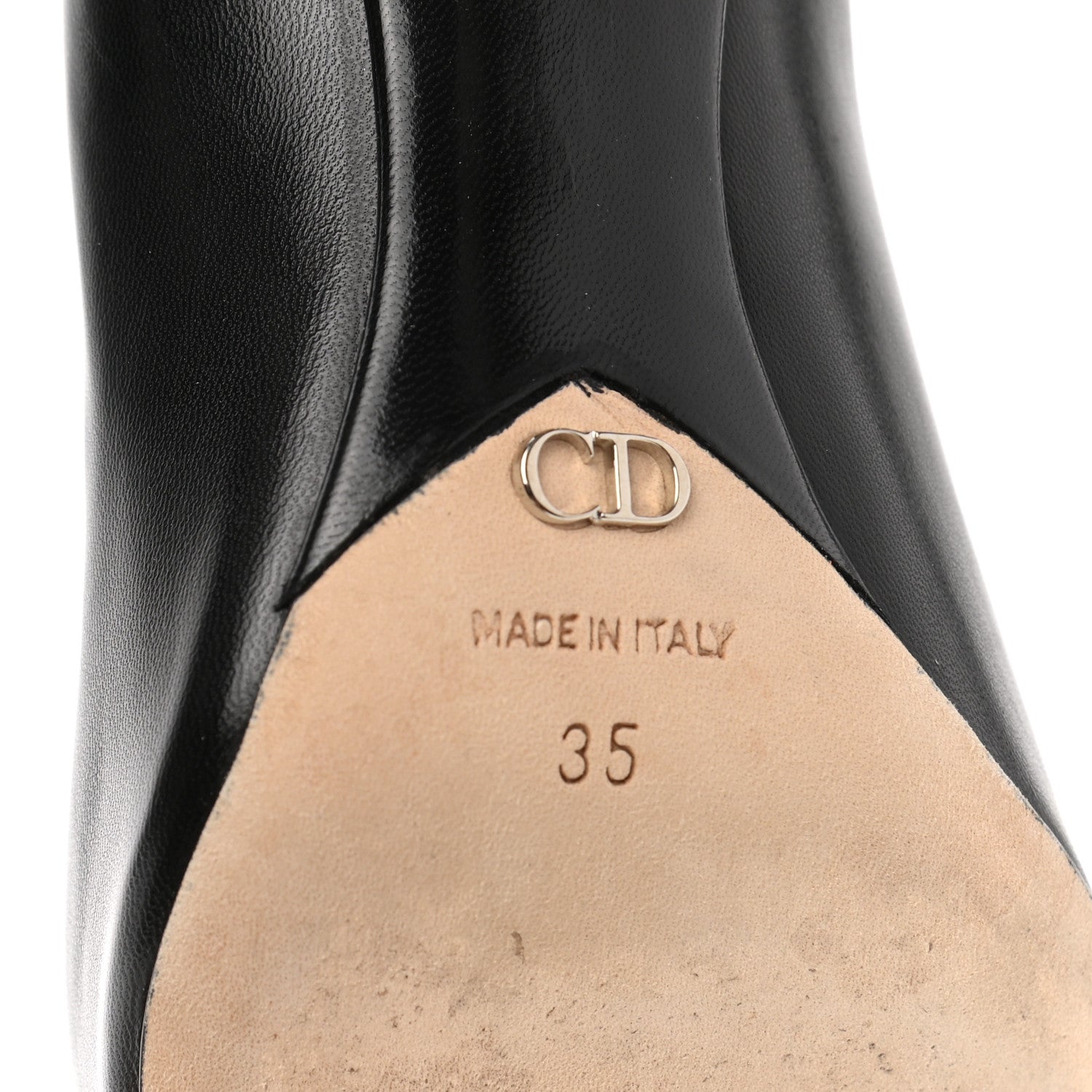 Christian Dior Calfskin Songe 100 Pumps 35 Black 6 of 9